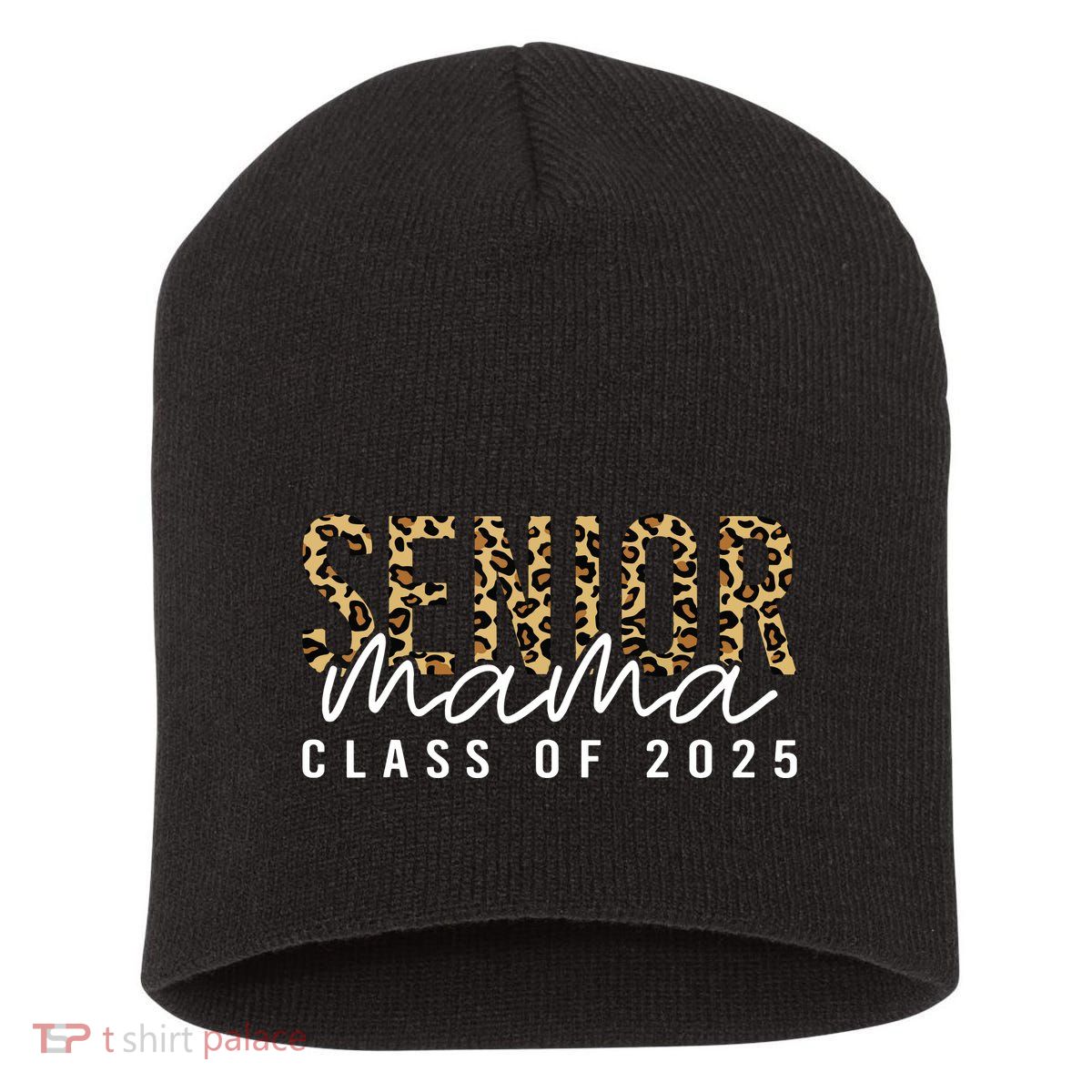 Mom Senior 2025 Proud Mom Of A Class Of 2025 Graduate Short Acrylic Beanie