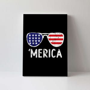 Merica Sunglasses 4th Of July Usa Canvas