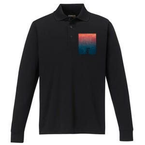 Meteor Shower Performance Long Sleeve Polo