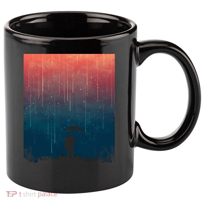 Meteor Shower 11oz C Handle Ceramic Mug