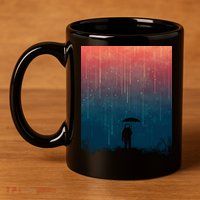 Meteor Shower 11oz C Handle Ceramic Mug