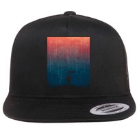 Meteor Shower Flat Bill Trucker Hat