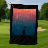 Meteor Shower Golf Towel