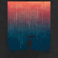 Meteor Shower Golf Towel