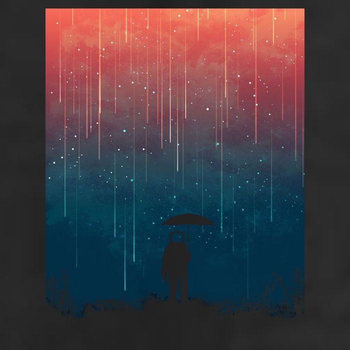 Meteor Shower Golf Towel