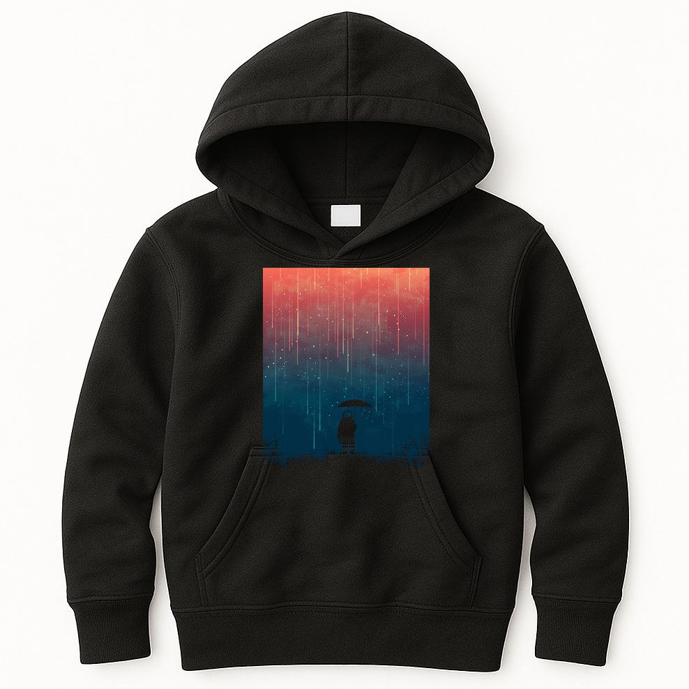 Meteor Shower Kids Hoodie