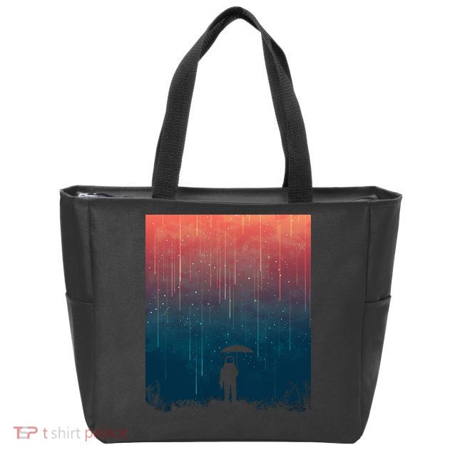 Meteor Shower Zip Tote Bag