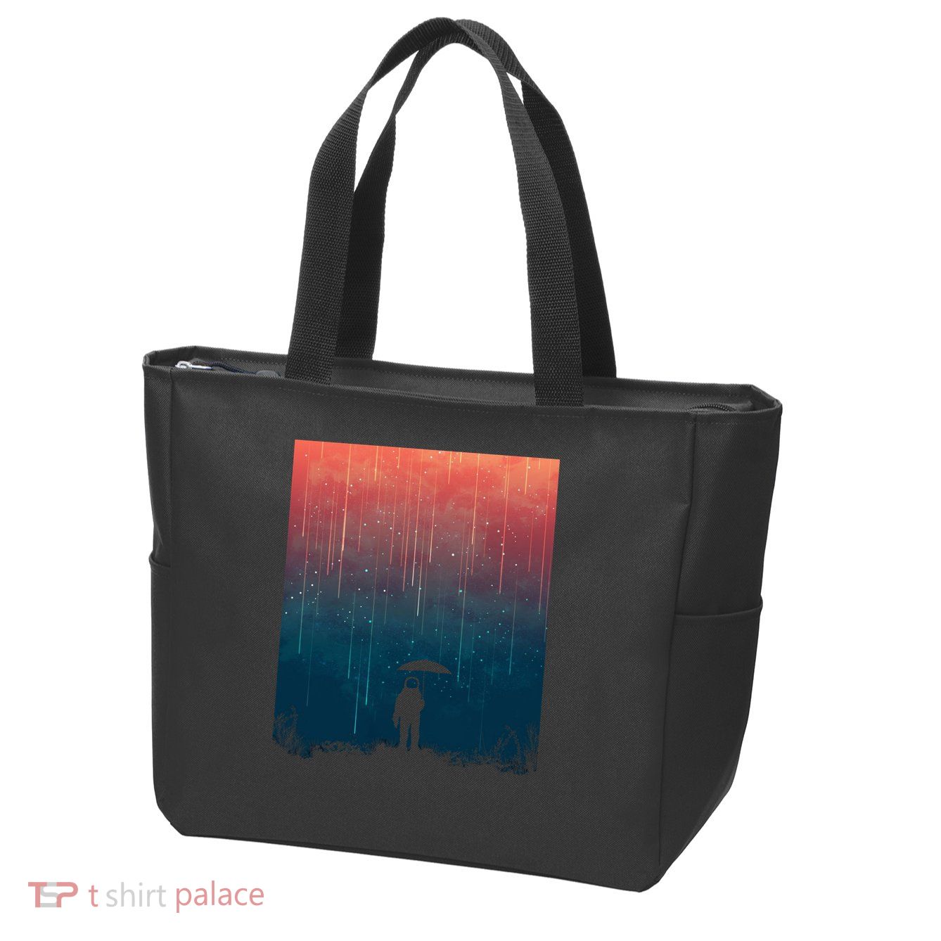Meteor Shower Zip Tote Bag
