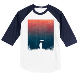 Meteor Shower Baseball Sleeve Shirt