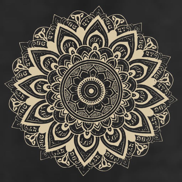 Mandala Style 86 47 Subtle Anti Trump Resist 8647  Beanie