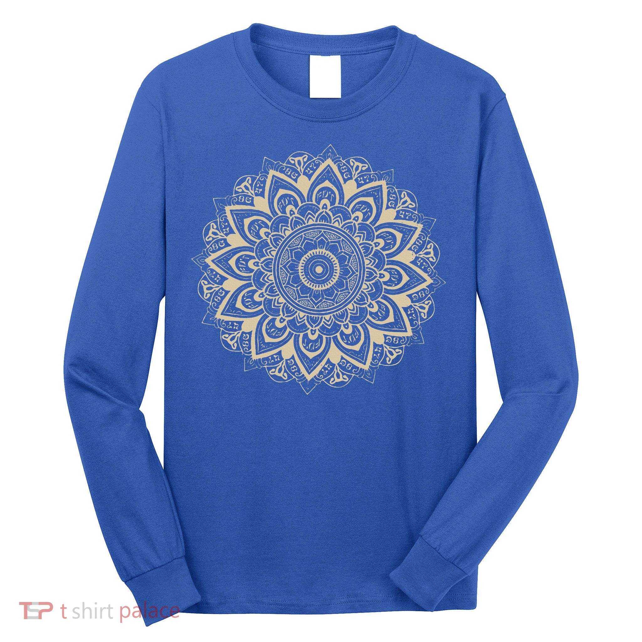Mandala Style 86 47 Subtle Anti Trump Resist 8647  Long Sleeve Shirt