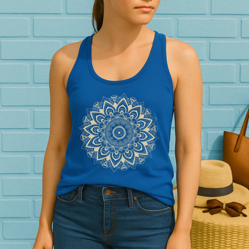 Mandala Style 86 47 Subtle Anti Trump Resist 8647  Womens Tank Top