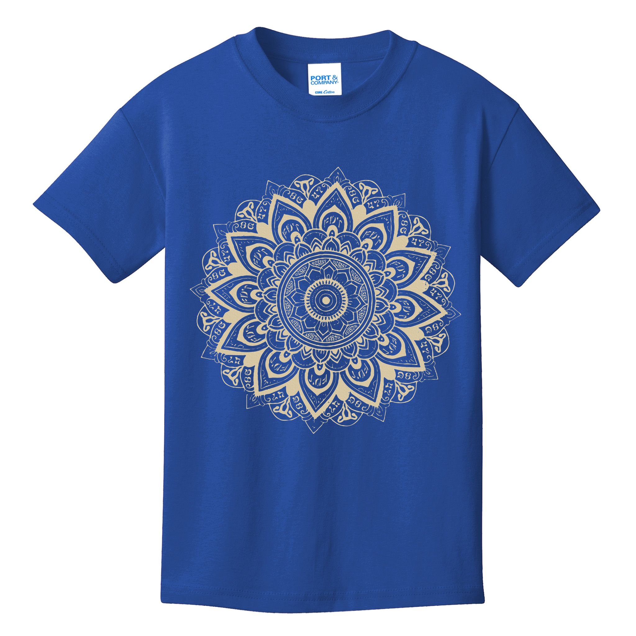 Mandala Style 86 47 Subtle Anti Trump Resist 8647  Kids T-Shirt