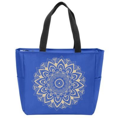 Mandala Style 86 47 Subtle Anti Trump Resist 8647  Zip Tote Bag