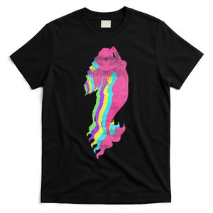 Mermaid Swimming. 80s. Colors. 1980s. T-Shirt