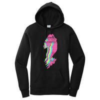 Mermaid Swimming. 80s. Colors. 1980s. Women's Pullover Hoodie