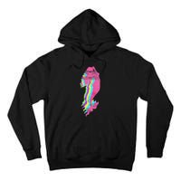 Mermaid Swimming. 80s. Colors. 1980s. Tall Hoodie