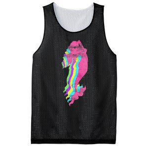 Mermaid Swimming. 80s. Colors. 1980s. Mesh Reversible Basketball Jersey Tank