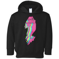 Mermaid Swimming. 80s. Colors. 1980s. Toddler Hoodie