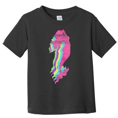 Mermaid Swimming. 80s. Colors. 1980s. Toddler T-Shirt