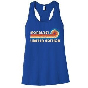 Morrissey Surname 80s 90s Birthday Women's Racerback Tank