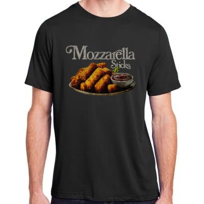 Mozzarella Sticks 90S  Mozzarella Stick Lover Bread Adult ChromaSoft Performance T-Shirt