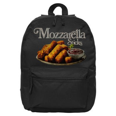 Mozzarella Sticks 90S  Mozzarella Stick Lover Bread 16 in Basic Backpack
