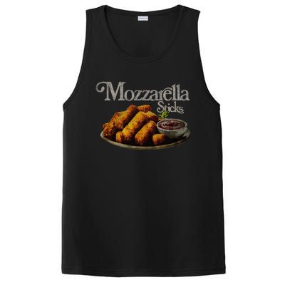 Mozzarella Sticks 90S  Mozzarella Stick Lover Bread PosiCharge Competitor Tank