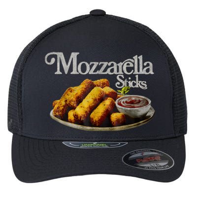 Mozzarella Sticks 90S Mozzarella Stick Lover Bread Flexfit Unipanel Trucker Cap