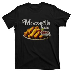 Mozzarella Sticks 90S Mozzarella Stick Lover Bread T-Shirt