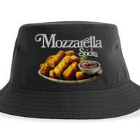 Mozzarella Sticks 90S Mozzarella Stick Lover Bread Sustainable Bucket Hat