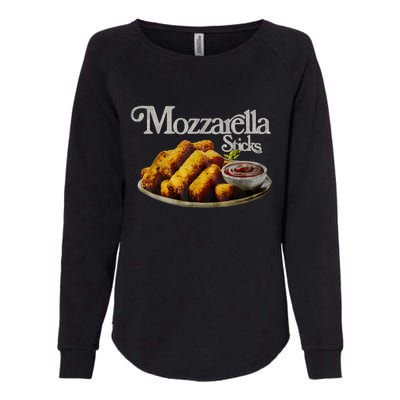 Mozzarella Sticks 90S Mozzarella Stick Lover Bread Womens California Wash Sweatshirt