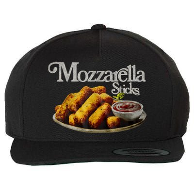 Mozzarella Sticks 90S Mozzarella Stick Lover Bread Wool Snapback Cap