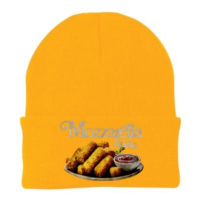 Mozzarella Sticks 90s Mozzarella Stick Lover Bread Knit Cap Winter Beanie