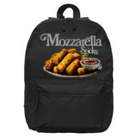 Mozzarella Sticks 90s Mozzarella Stick Lover Bread 16 in Basic Backpack