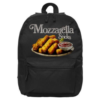 Mozzarella Sticks 90s Mozzarella Stick Lover Bread 16 in Basic Backpack