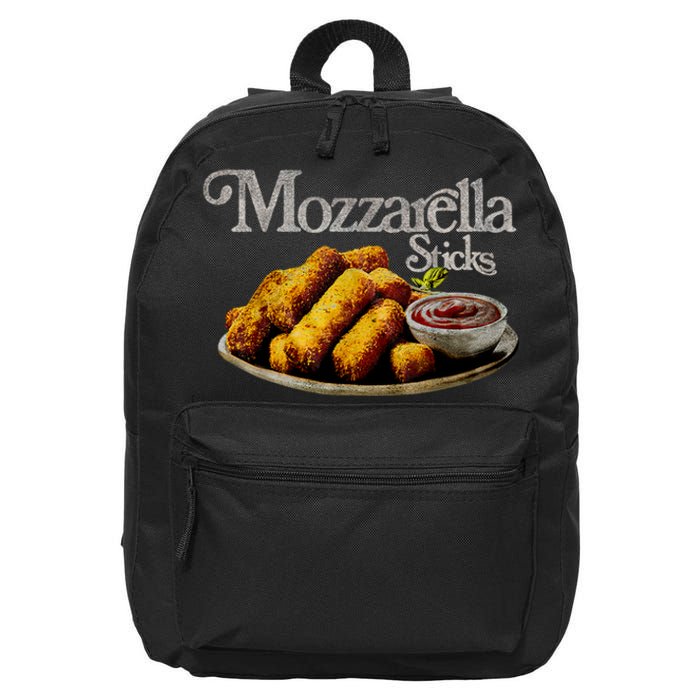 Mozzarella Sticks 90s Mozzarella Stick Lover Bread 16 in Basic Backpack