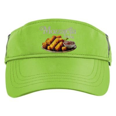 Mozzarella Sticks 90s Mozzarella Stick Lover Bread Adult Drive Performance Visor