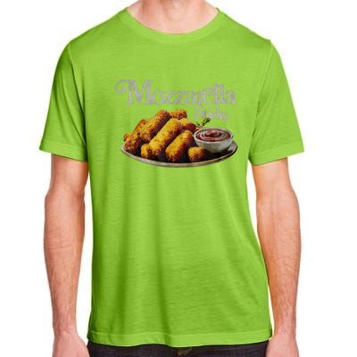 Mozzarella Sticks 90s Mozzarella Stick Lover Bread Adult ChromaSoft Performance T-Shirt