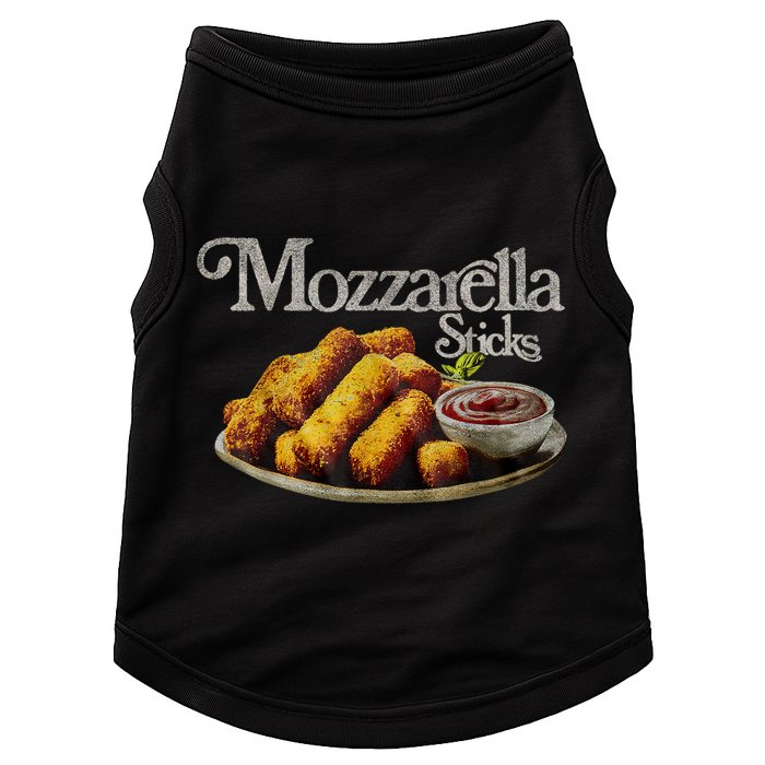 Mozzarella Sticks 90s Mozzarella Stick Lover Bread Doggie Tank