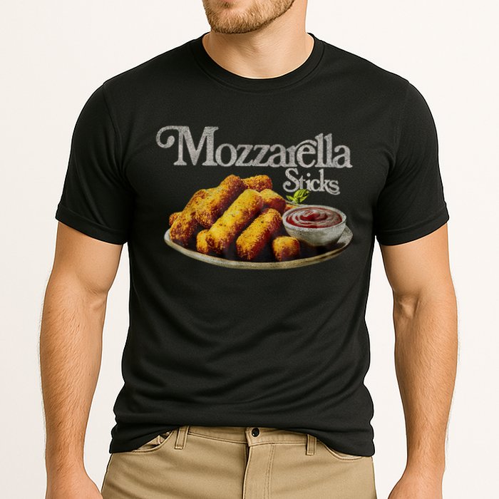Mozzarella Sticks 90s Mozzarella Stick Lover Bread Performance Shirt