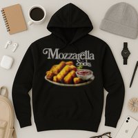 Mozzarella Sticks 90s Mozzarella Stick Lover Bread Hoodie