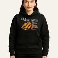 Mozzarella Sticks 90s Mozzarella Stick Lover Bread Hoodie