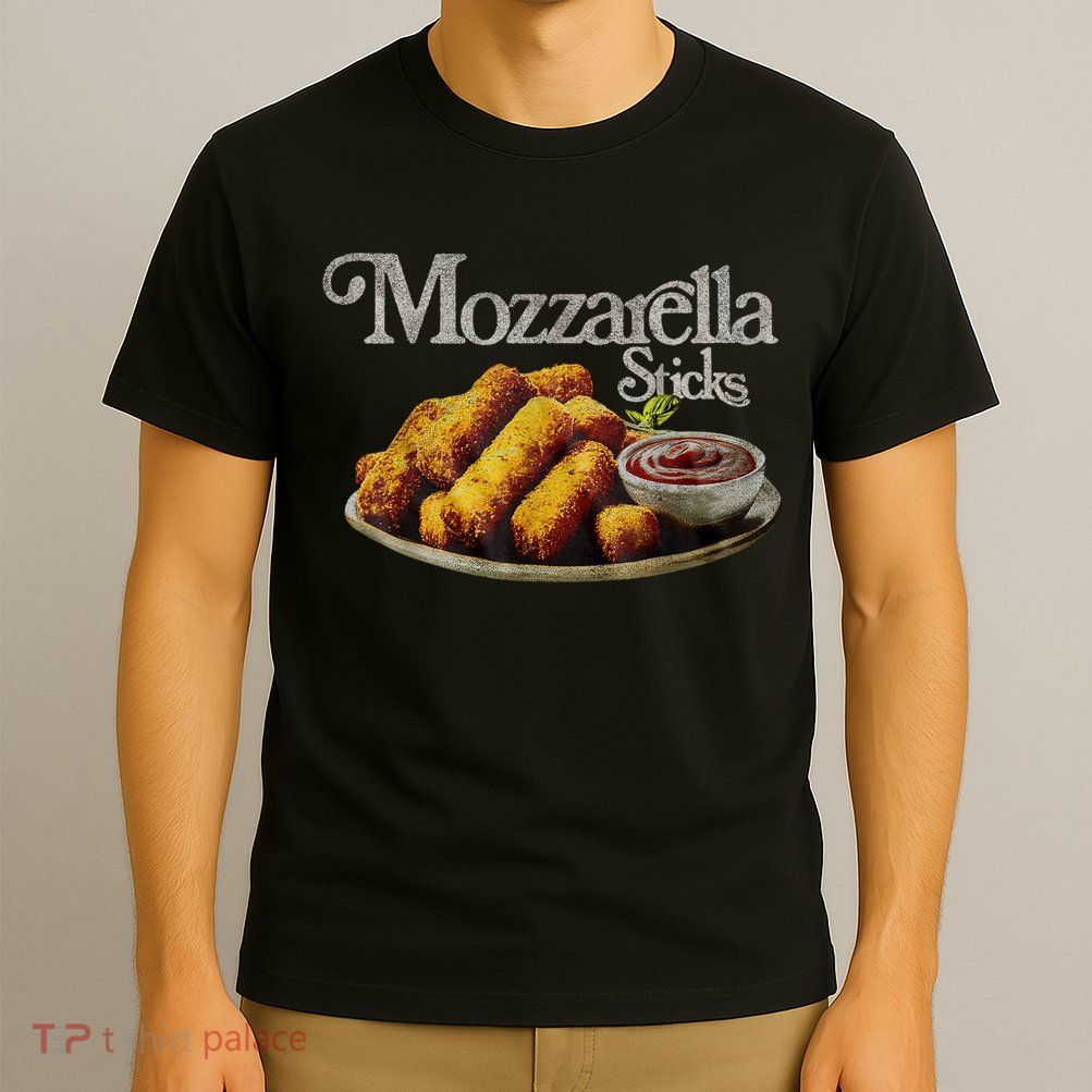 Mozzarella Sticks 90s Mozzarella Stick Lover Bread T-Shirt