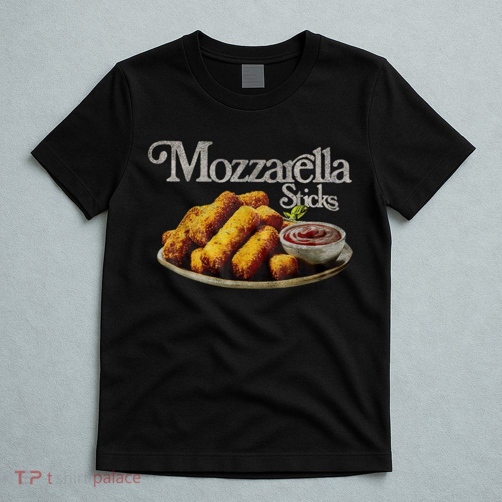 Mozzarella Sticks 90s Mozzarella Stick Lover Bread T-Shirt