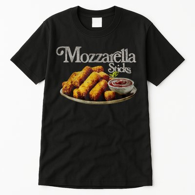 Mozzarella Sticks 90s Mozzarella Stick Lover Bread Tall T-Shirt