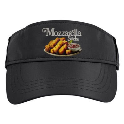 Mozzarella Sticks 90s Mozzarella Stick Lover Bread Adult Drive Performance Visor