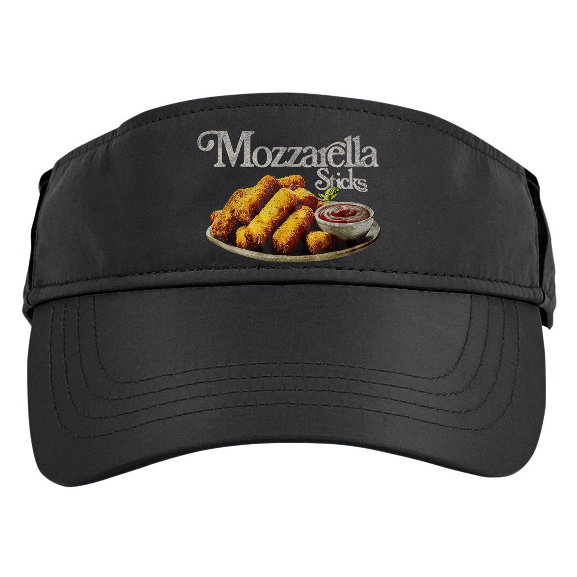 Mozzarella Sticks 90s Mozzarella Stick Lover Bread Adult Drive Performance Visor