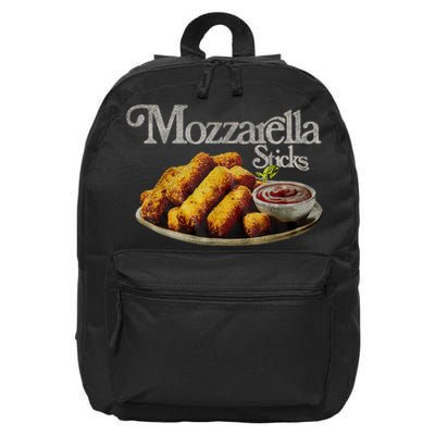 Mozzarella Sticks 90s Mozzarella Stick Lover Bread 16 in Basic Backpack