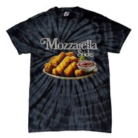 Mozzarella Sticks 90s Mozzarella Stick Lover Bread Tie-Dye T-Shirt